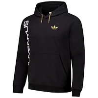 Sweat à capuche noir Juventus Culturewear adidas pour homme