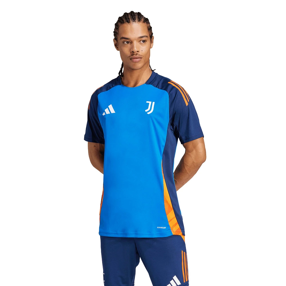 Maillot d'entraînement adidas bleu Juventus 2024/25 pour homme