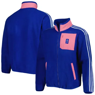 Juventus adidas Lifestyler Fleece Full-Zip Jacket - Blue