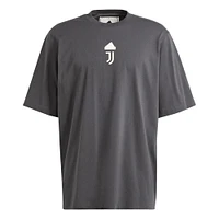 T-shirt surdimensionné adidas Juventus Lifestyle pour hommes, gris