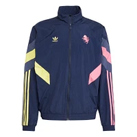 Veste de survêtement adidas Originals bleu marine Juventus Lifestyler entièrement zippée pour homme