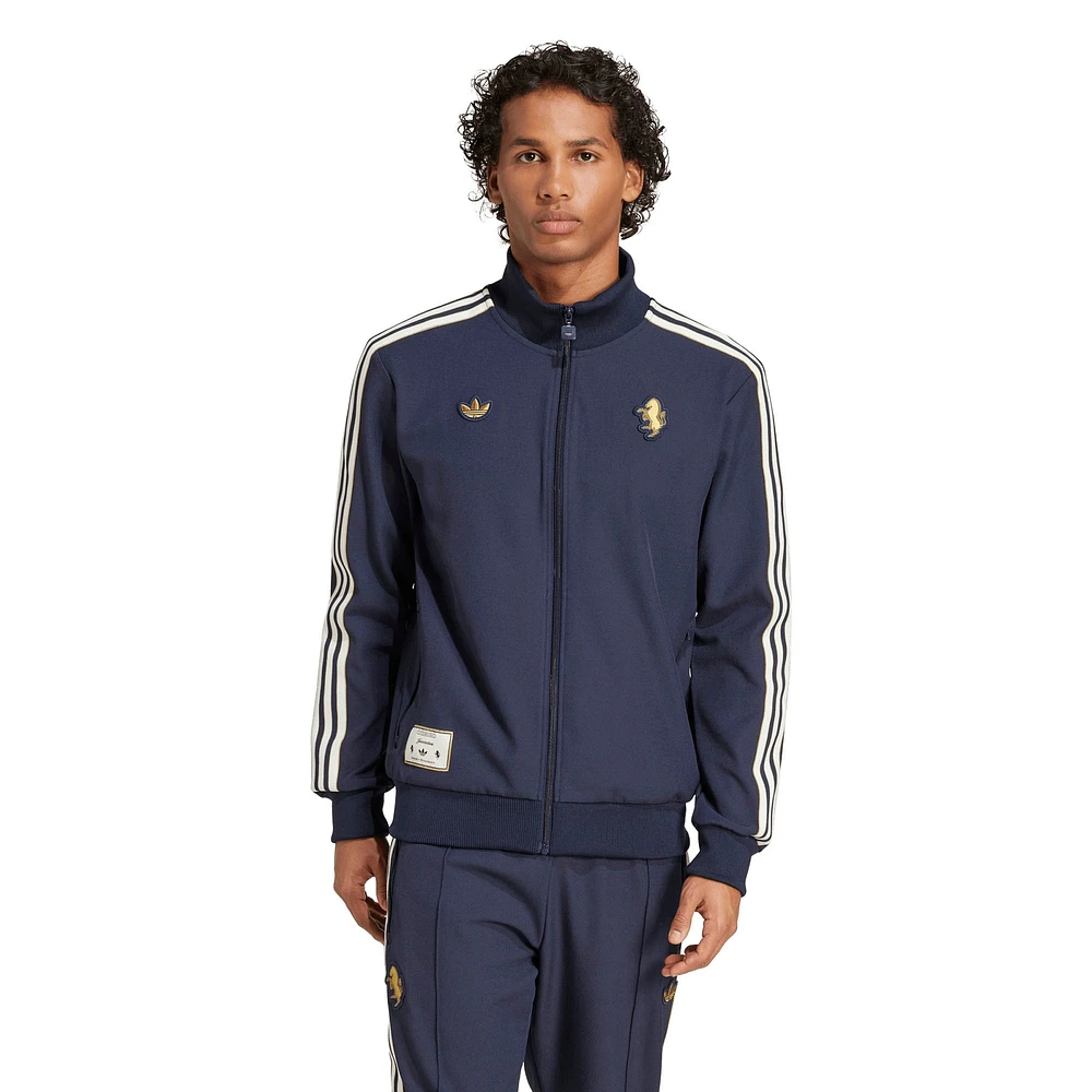 Men's adidas Originals  Navy Juventus Terrace Icons Collection Full-Zip Track Jacket