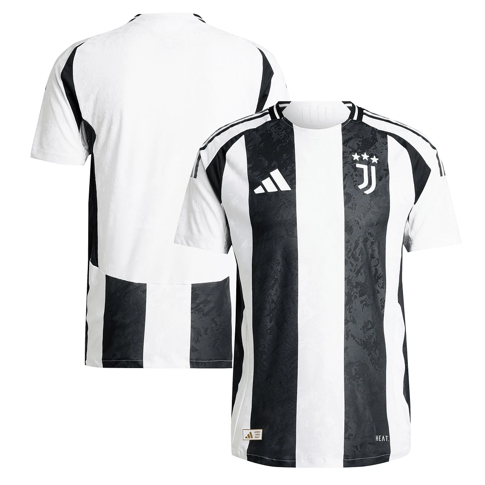 Maillot adidas blanc Juventus 2024/25 domicile authentique pour homme