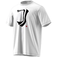 Men's adidas White Juventus Chinese Calligraphy T-Shirt