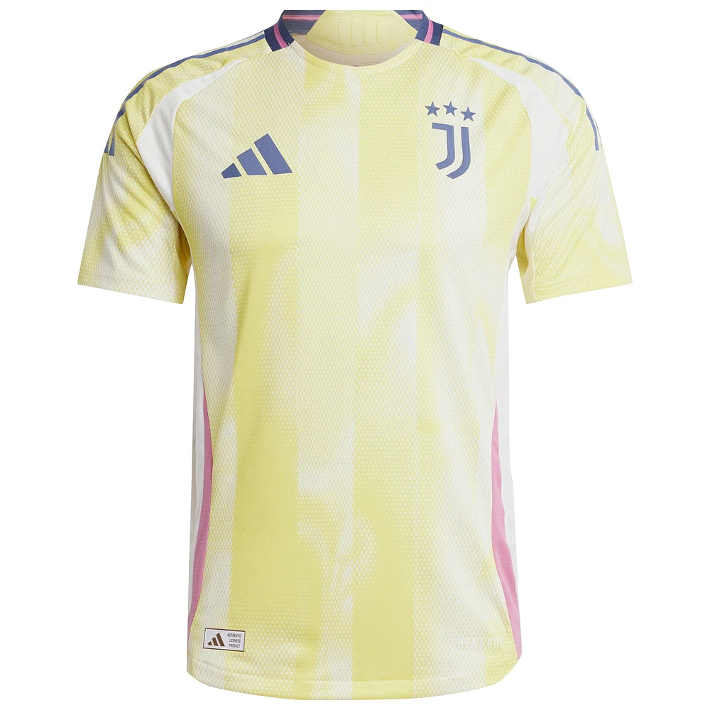 Men's adidas Yellow Juventus 2024/25 Away Authentic Jersey