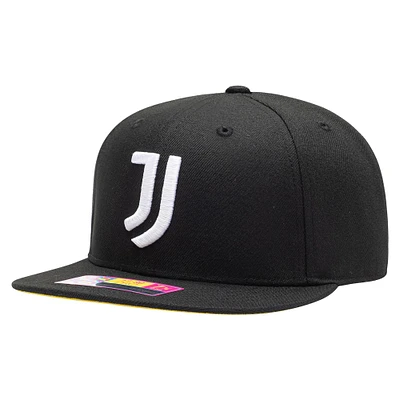 Men's Black Juventus Draft Night Fitted Hat