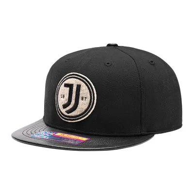 Juventus Swatch Snapback Hat - Black