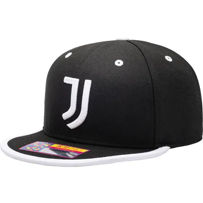 Juventus Tape Snapback Hat - Black