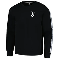 Men's Black Juventus Taped Pullover Sweatshirt