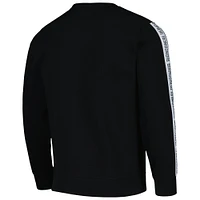 Men's Black Juventus Taped Pullover Sweatshirt