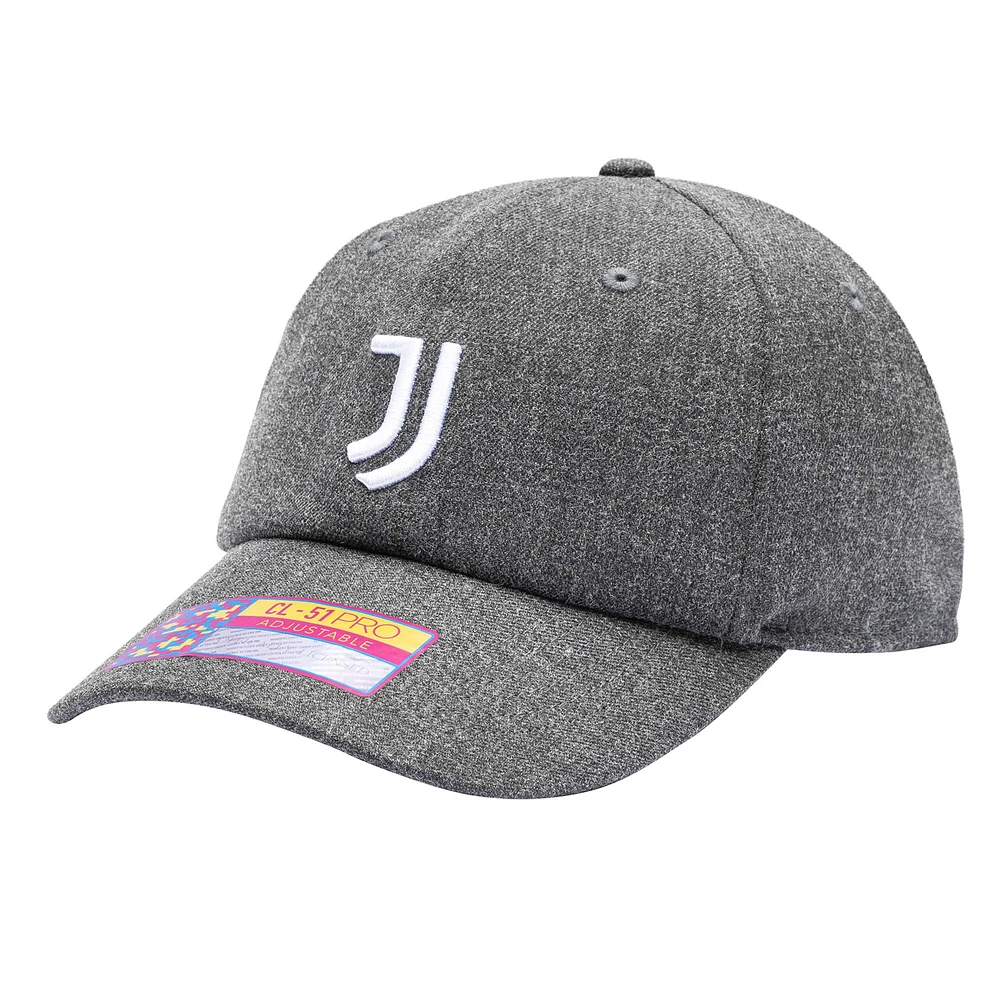 Casquette ajustable Juventus Berkeley Classic noir chiné pour homme