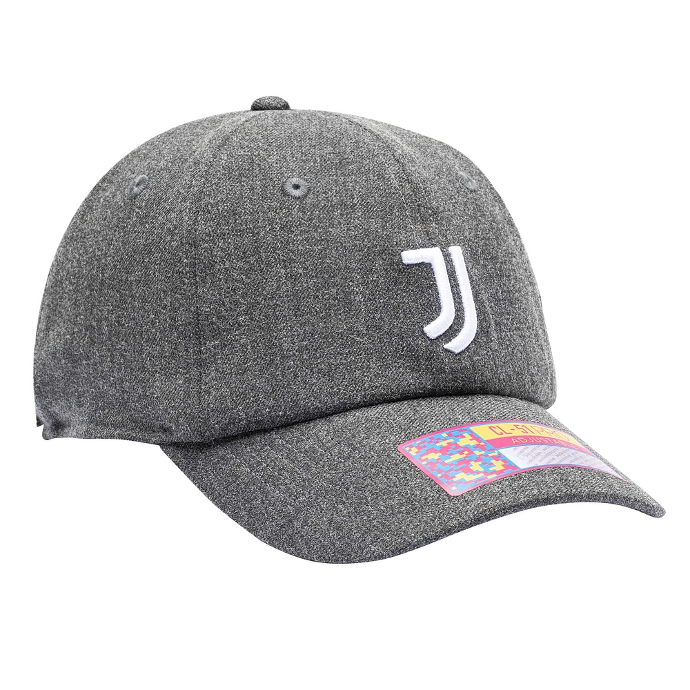 Casquette ajustable Juventus Berkeley Classic noir chiné pour homme