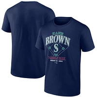 T-shirt fanatiques marine Kane Brown x Seattle Mariners pour hommes