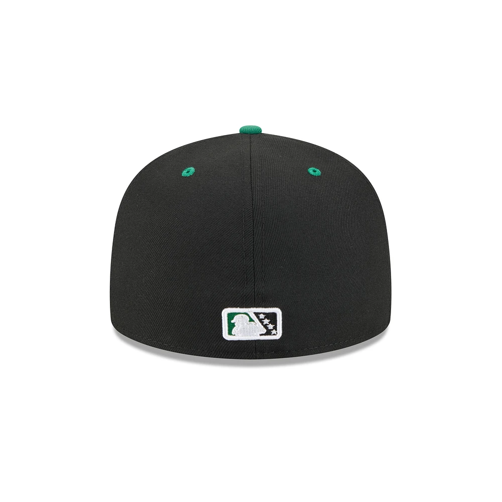 Men's New Era  Black Kannapolis Cannon Ballers Theme Nights 59FIFTY Fitted Hat