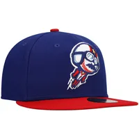 Men's New Era Royal Kannapolis Cannon Ballers Authentic Collection Road 59FIFTY Fitted Hat