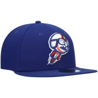 Men's New Era Royal Kannapolis Cannon Ballers Authentic Collection Team Home 59FIFTY Fitted Hat