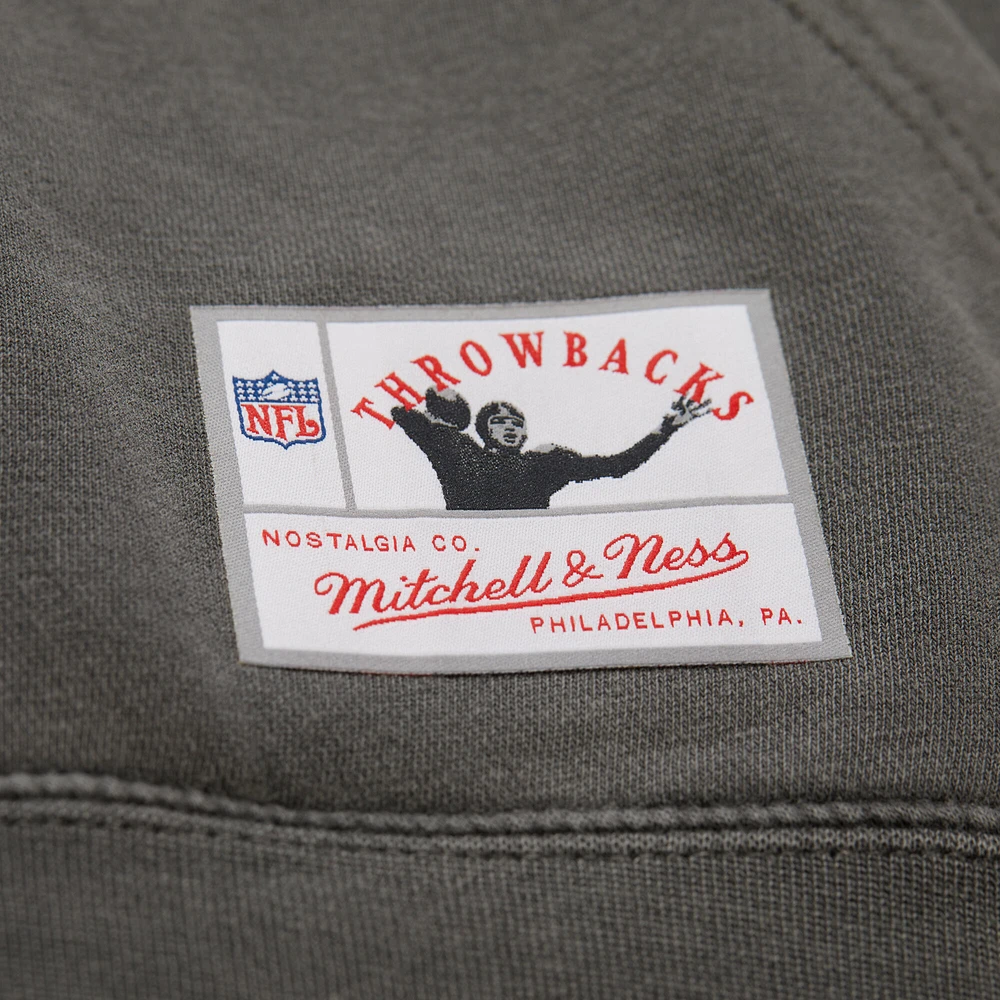 Sweat à capuche gris Mitchell & Ness Kansas City Chiefs