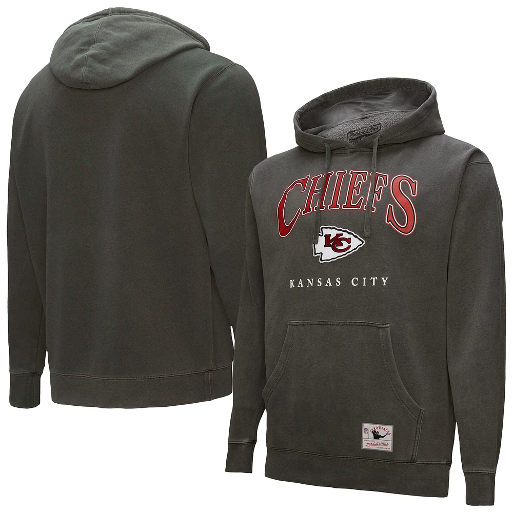 Sweat à capuche gris Mitchell & Ness Kansas City Chiefs