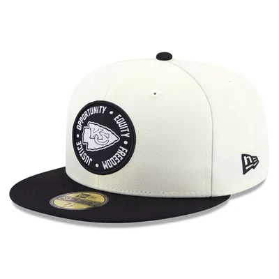 Kansas City Chiefs New Era 2022 Inspire Change  59FIFTY Fitted Hat - Cream/Black
