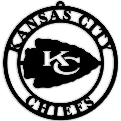 Kansas City Chiefs 16'' Team Color Logo Cutout