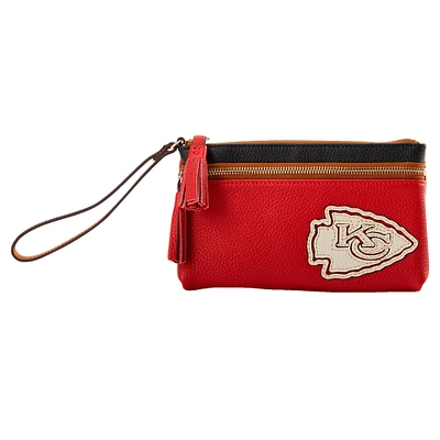 Pochette à double fermeture éclair Dooney & Bourke Kansas City Chiefs