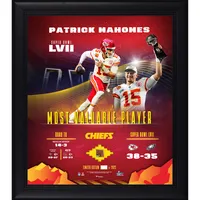 Chiefs Super Bowl LVII Duke Mahomes LIV MVP Football Set