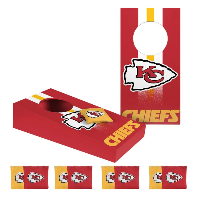 Lids Denver Broncos FOCO Tabletop Cornhole Set