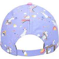 Girls Preschool '47 Purple Kansas City Chiefs Unicorn Clean Up Adjustable Hat