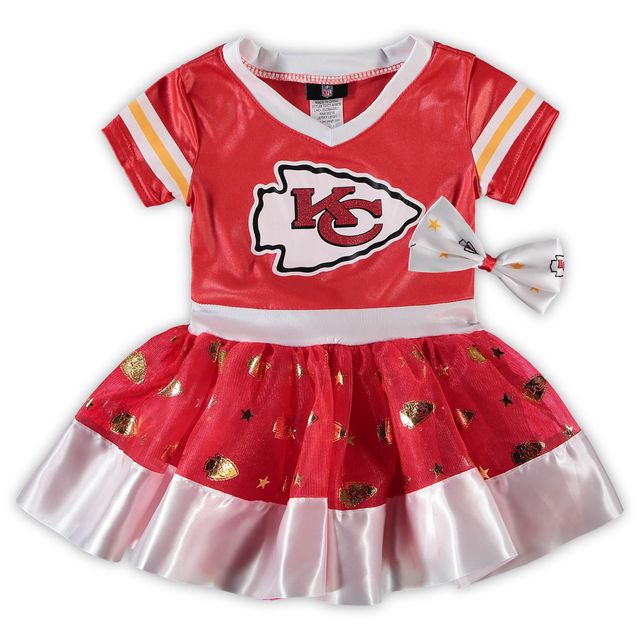 Pets First NFL Kansas City Chiefs Cheerleader Outfit, Sizes Pet Dress  Licensed Dog Outfit