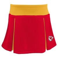 Girls Youth Red Kansas City Chiefs Spirit Two-Piece Cheerleader Set