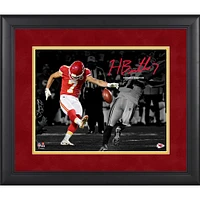 Photographie encadrée de 11'' x 14'' de Harrison Butker, Chiefs de Kansas City, signature fac-similé