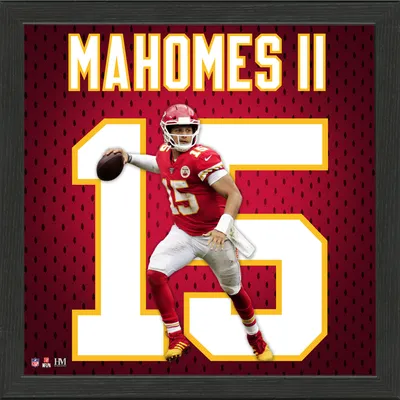 Patrick Mahomes Kansas City Chiefs Highland Mint 13'' x 13'' Jersey Number Frame