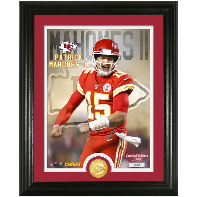 Highland Mint Patrick Mahomes Kansas City Chiefs 2022 NFL MVP 13'' x 16''  Bronze Coin Photo Mint