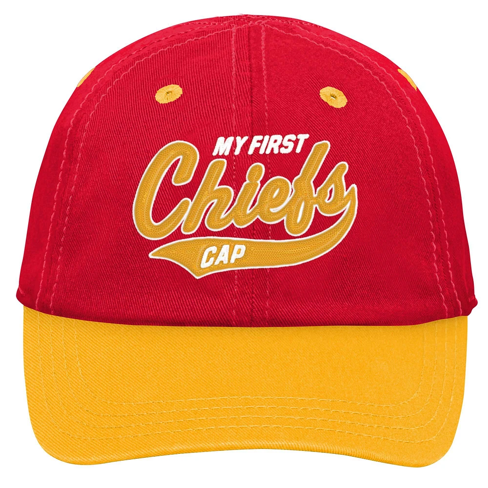 Infant Red/Gold Kansas City Chiefs My First Tail Sweep Slouch Flex Hat