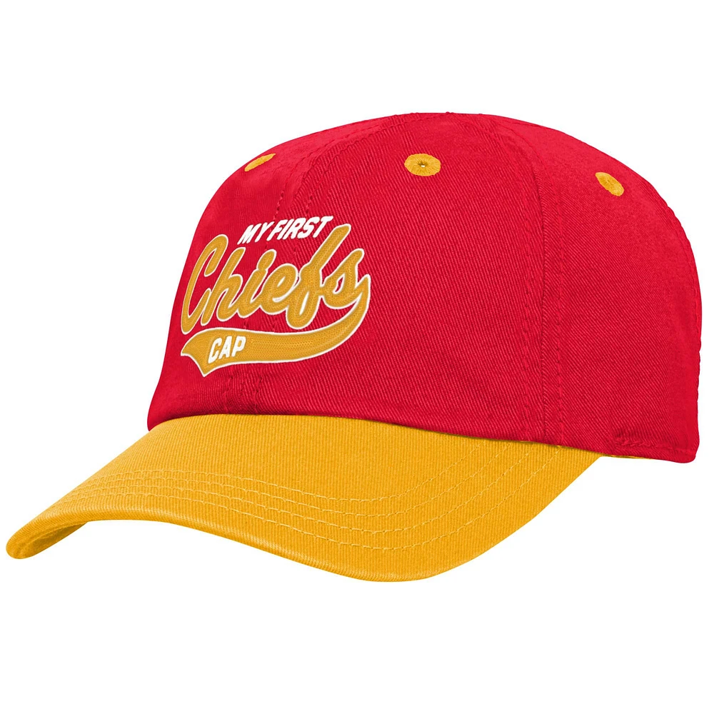 Infant Red/Gold Kansas City Chiefs My First Tail Sweep Slouch Flex Hat