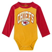 Ensemble de body et pantalon à manches longues pour bébé Red Kansas City Chiefs Rookie of the Year