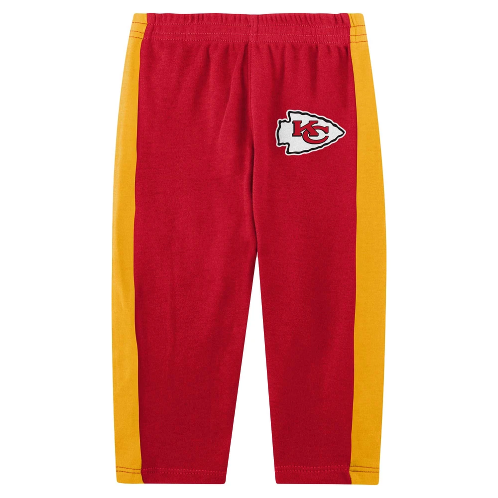 Ensemble de body et pantalon à manches longues pour bébé Red Kansas City Chiefs Rookie of the Year