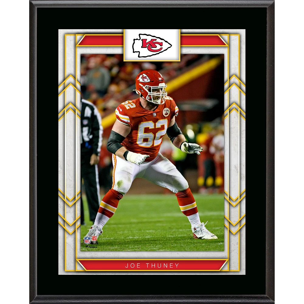 Joe Thuney Kansas City Chiefs Framed 10.5" x 13" Sublimated Player Plaque