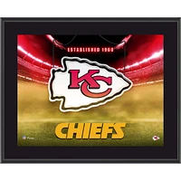Kansas City Chiefs 10.5" x 13" Horizontal Team Logo Sublimated Plaque