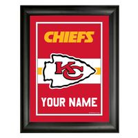 Kansas City Chiefs 12'' x 16'' Personalized Team Frame