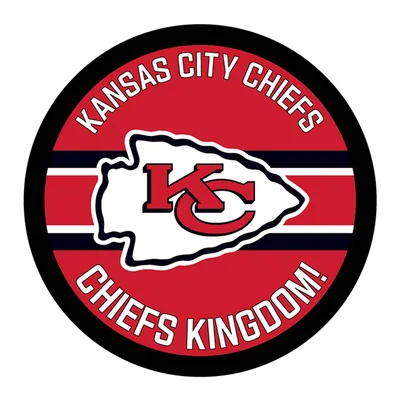 Kansas City Chiefs 15" Round LED Lit Wall Sign