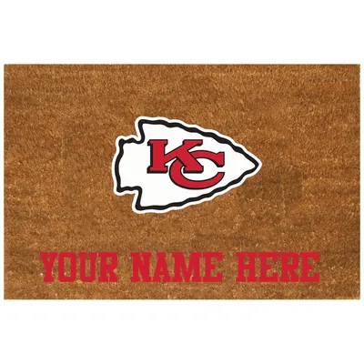 Kansas City Chiefs 19.5'' x 29.5'' Personalized Door Mat