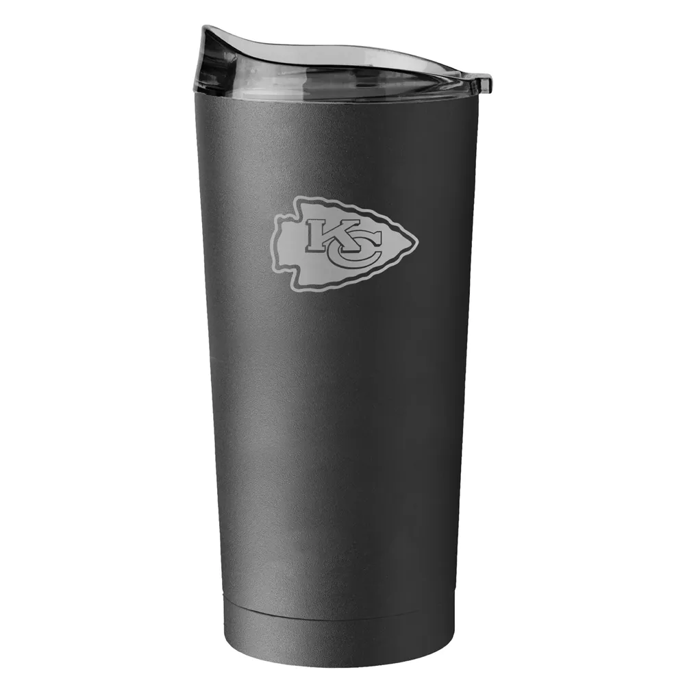 Kansas City Chiefs 20oz. Black Powder Coat Tumbler