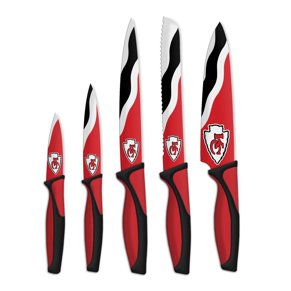 Kansas City Chiefs 5-Piece Kitchen Knife Set