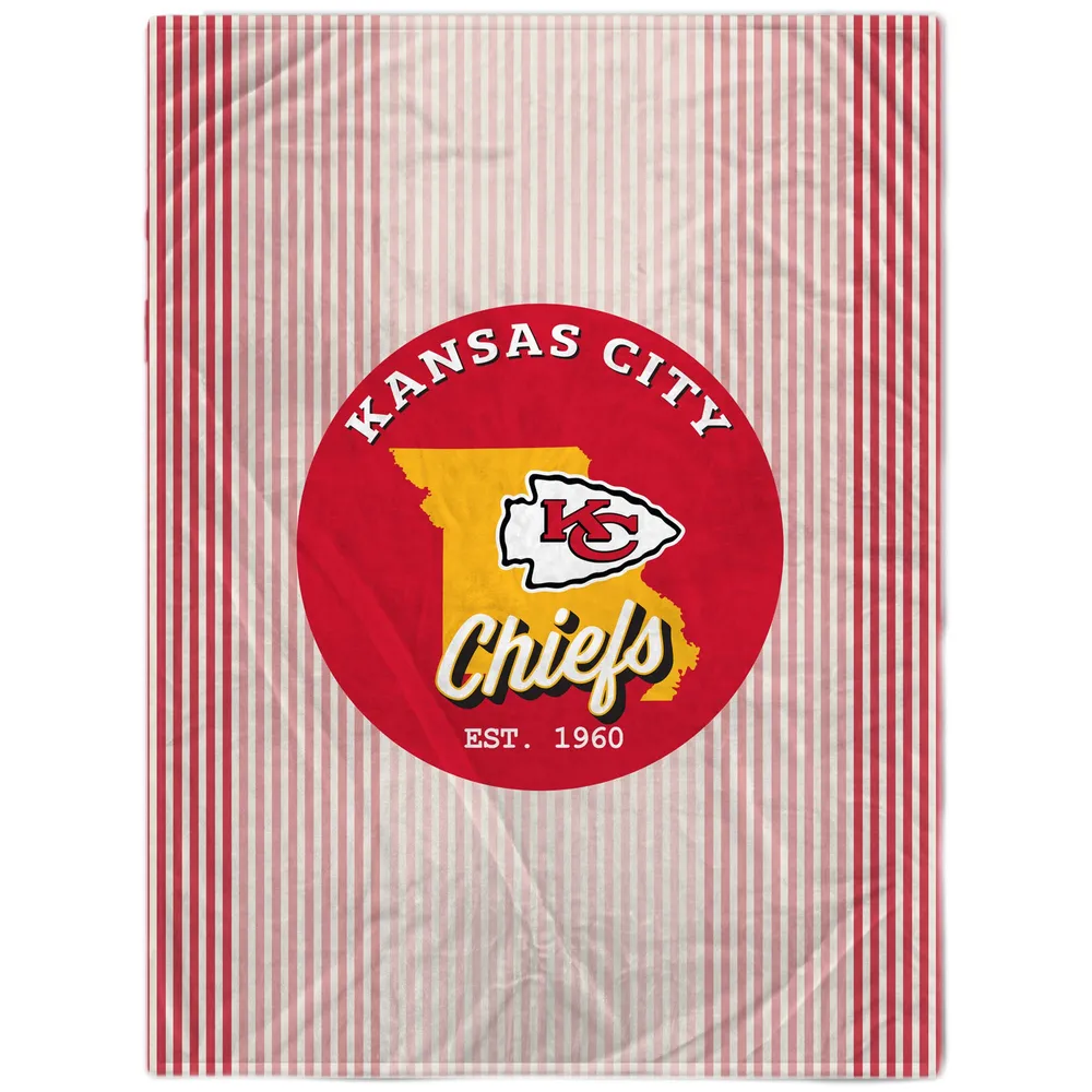 Lids Kansas City Chiefs 60'' x 70'' Home State Circle Flannel