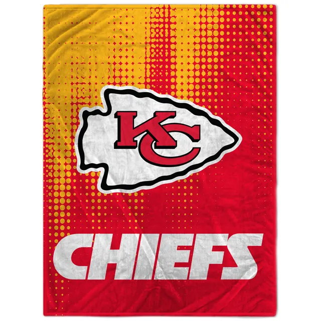 Lids Kansas City Chiefs 60'' x 80'' Half Tone Drip Flannel Fleece Blanket