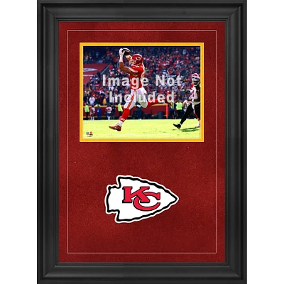 Cadre photo horizontal de luxe 8'' x 10'' des Chiefs de Kansas City avec logo de l'équipe
