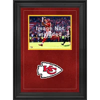 Cadre photo horizontal de luxe 8'' x 10'' des Chiefs de Kansas City avec logo de l'équipe