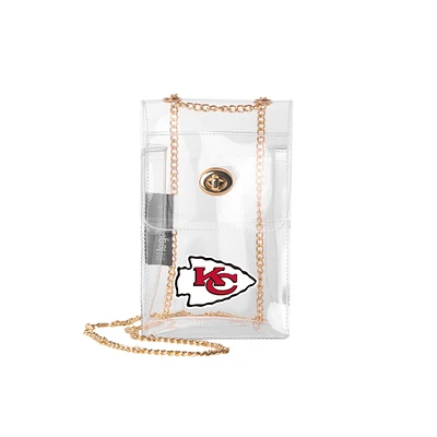 Sac à main à bandoulière transparent Essential des Kansas City Chiefs