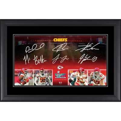 Kansas City Chiefs Facsimile Signature Fanatics Authentic Framed 10" x 18" Super Bowl LVII Champions Panoramic Photograph